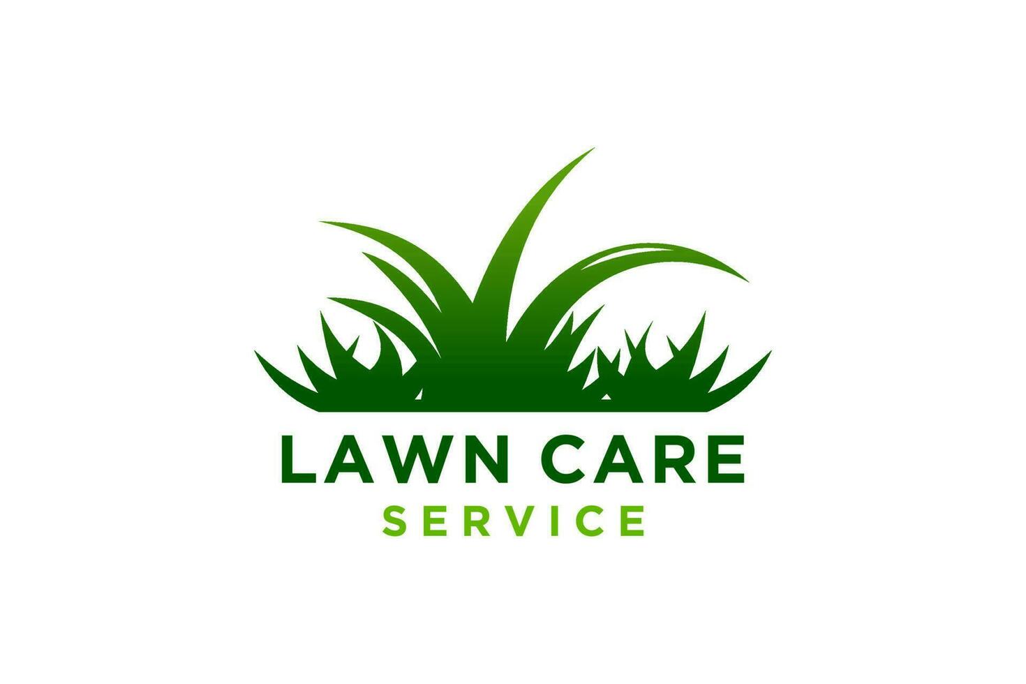 Illustration vector graphic of lawn care, landscape, grass concept logo design template .