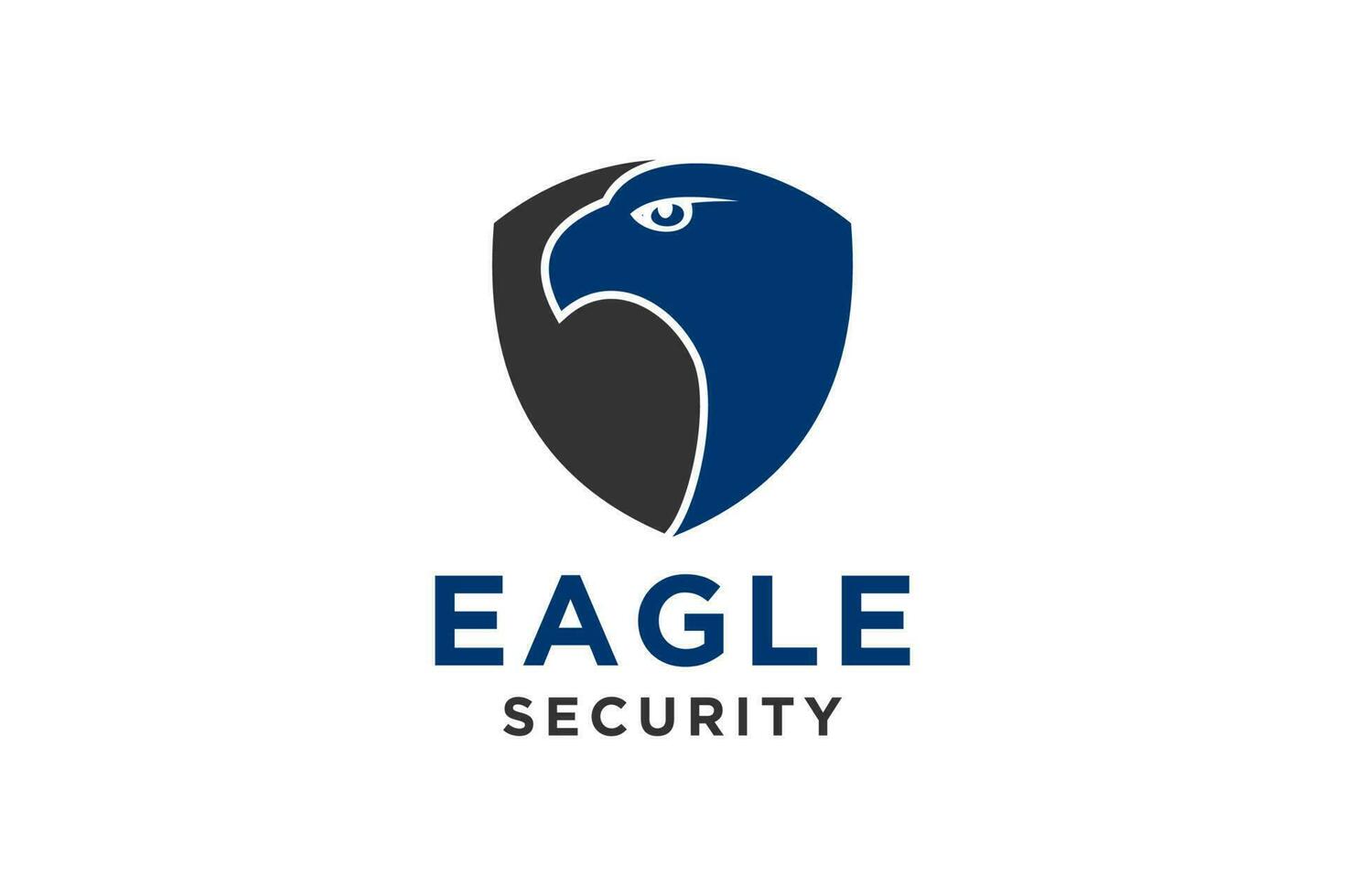 Eagle Logo Vector animal design. eagle or hawk badge emblem vector icon.