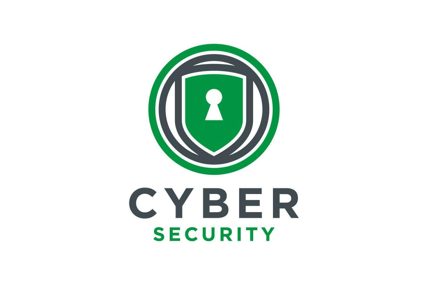 Shield icon logo. cyber security symbol . logo design. vector