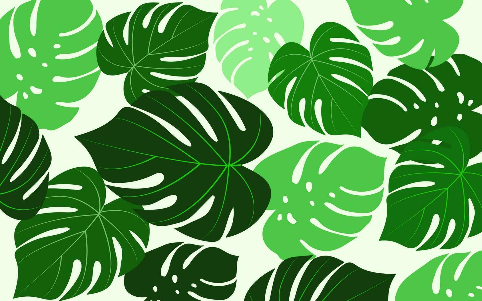 Abstract Background concept and green leaves plant simple modern design. Vector illustration. Can be used for your work.