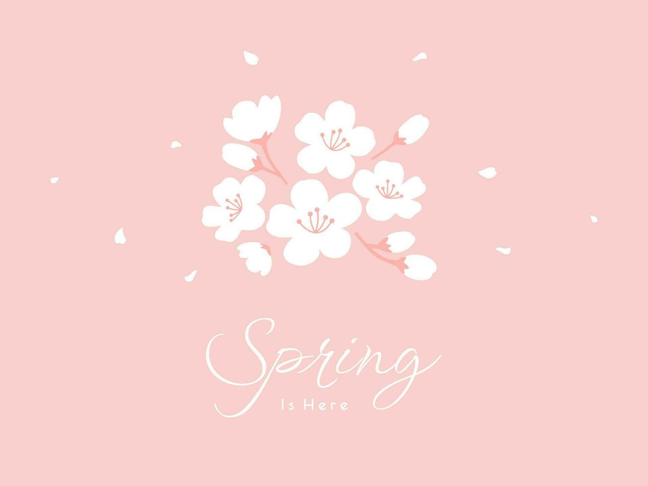 Hello spring banner. Trendy texture. Season vocation, weekend, holiday logo. Spring Time Wallpaper. Happy spring Day. Spring vector Lettering text. Fashionable styling. Flower vector.