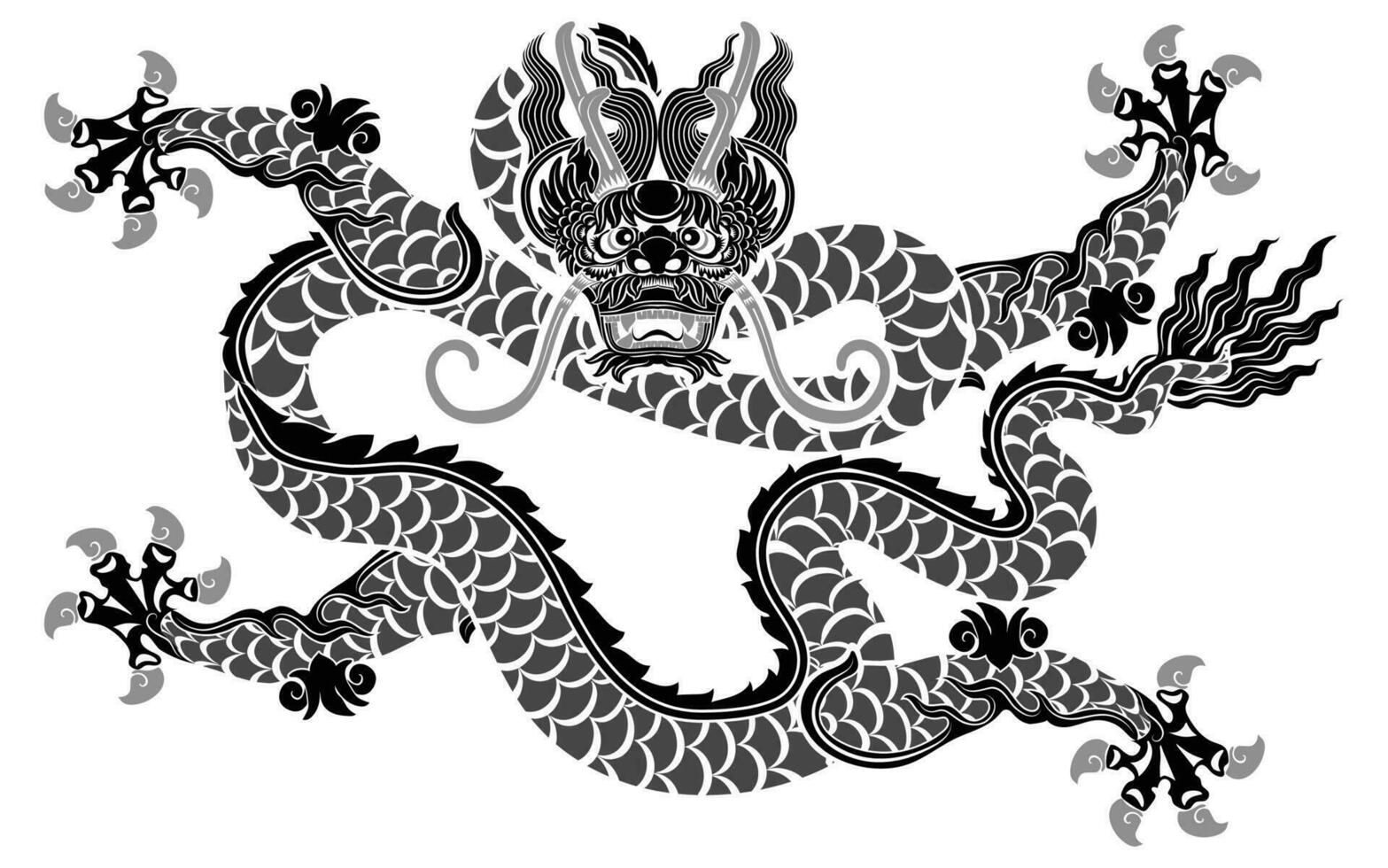 Happy chinese new year 2024 the dragon zodiac sign 23479533 Vector Art