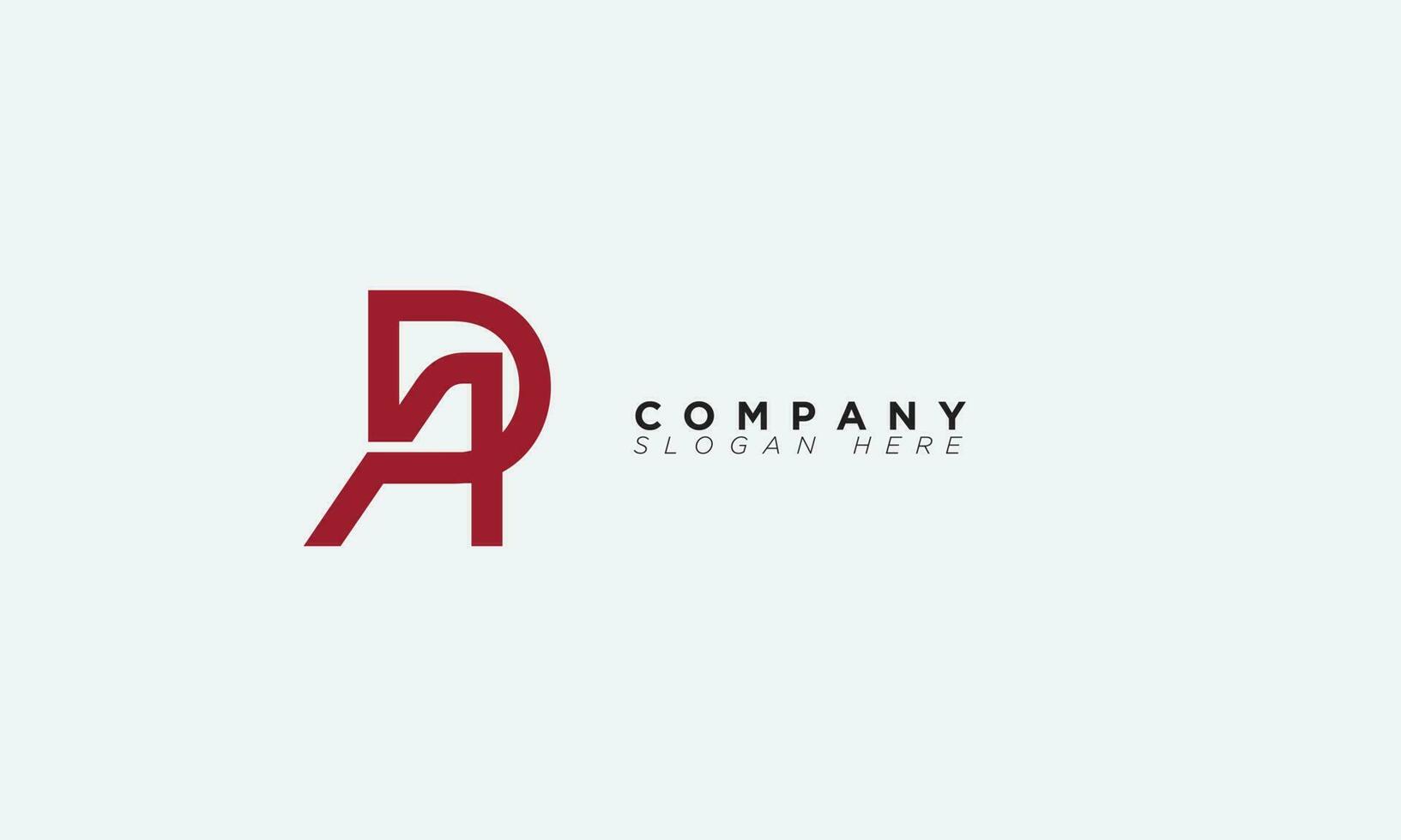 AD Alphabet letters Initials Monogram logo DA, A and D vector