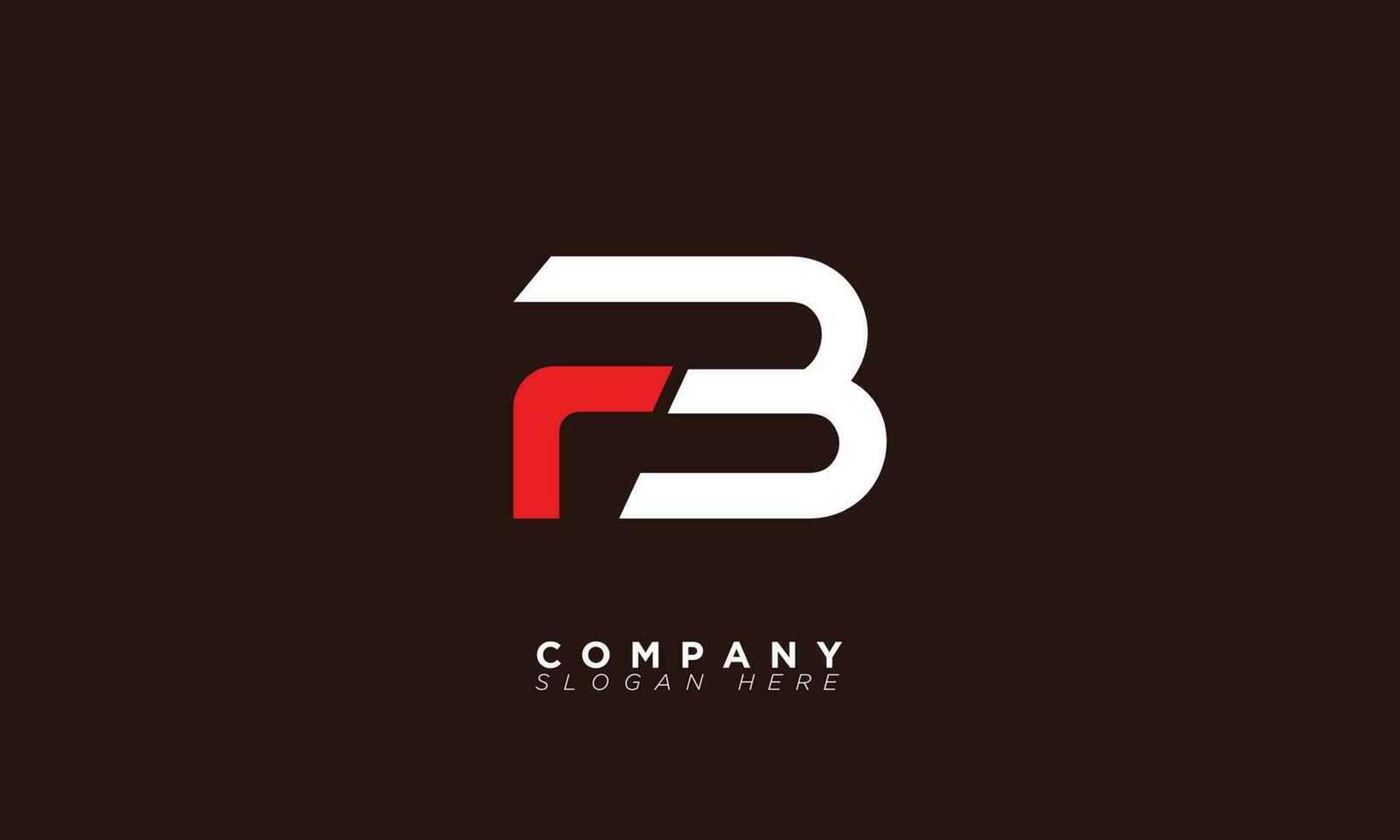 FB Alphabet letters Initials Monogram logo BF, F and B vector