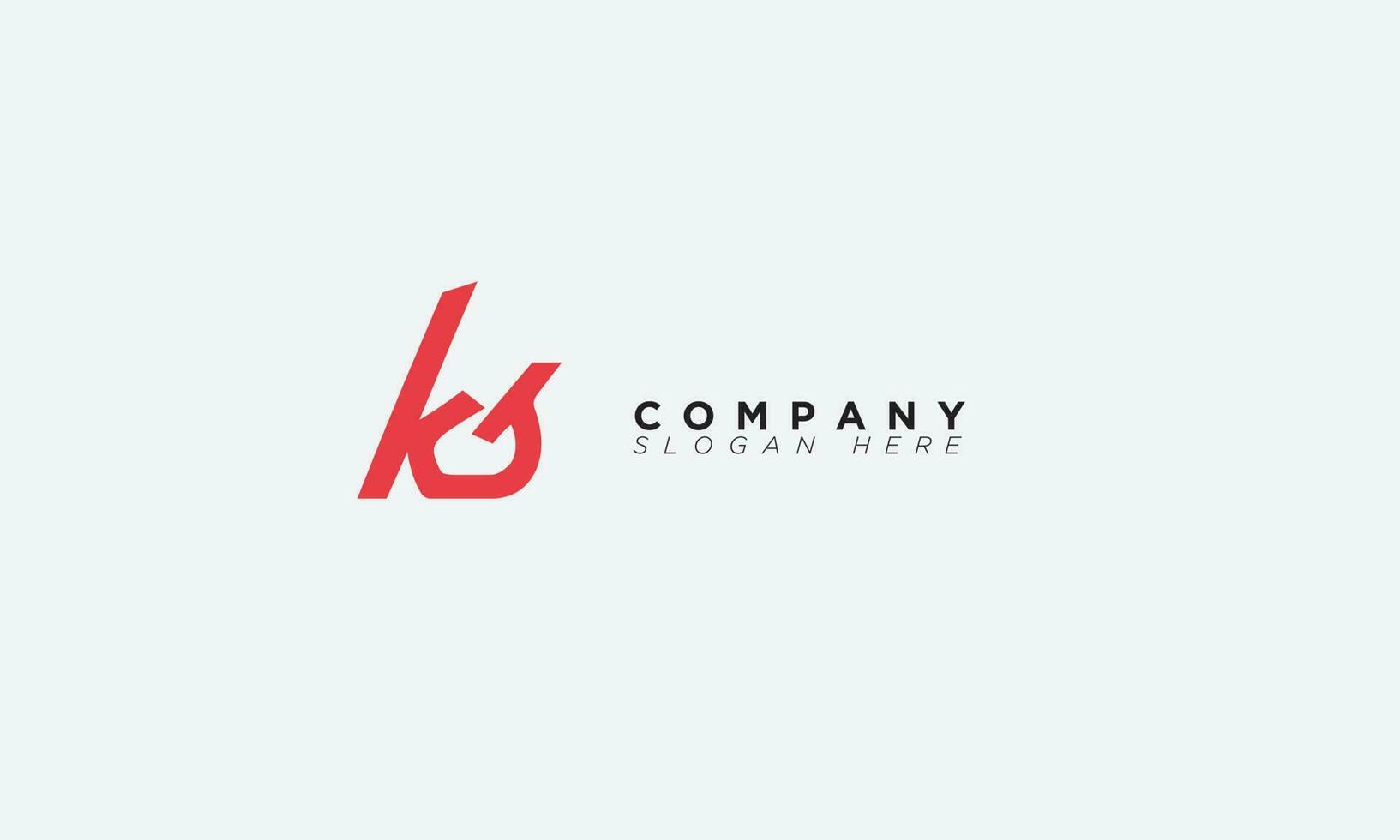 KS Alphabet letters Initials Monogram logo SK, K and S vector