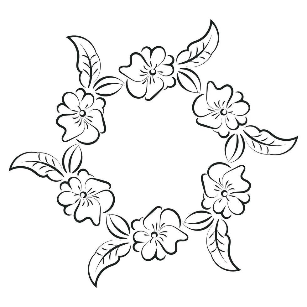 Free Embroidery Pattern. Printable Leaves Wreath. Hand drawn black and white floral wreath 23480068 Vector Art at Vecteezy free-embroidery-pattern-printable-leaves-wreath-hand-drawn-black-and-white-floral-wreath-23480068-vector-art-at-vecteezy
