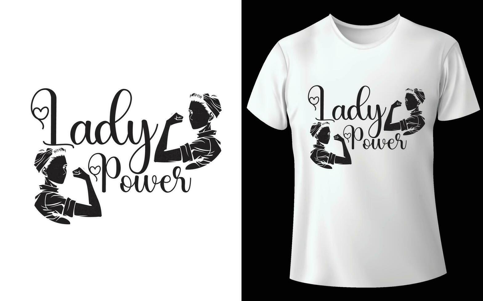 moderno tipografía mujer Clásico t camisa diseño vector