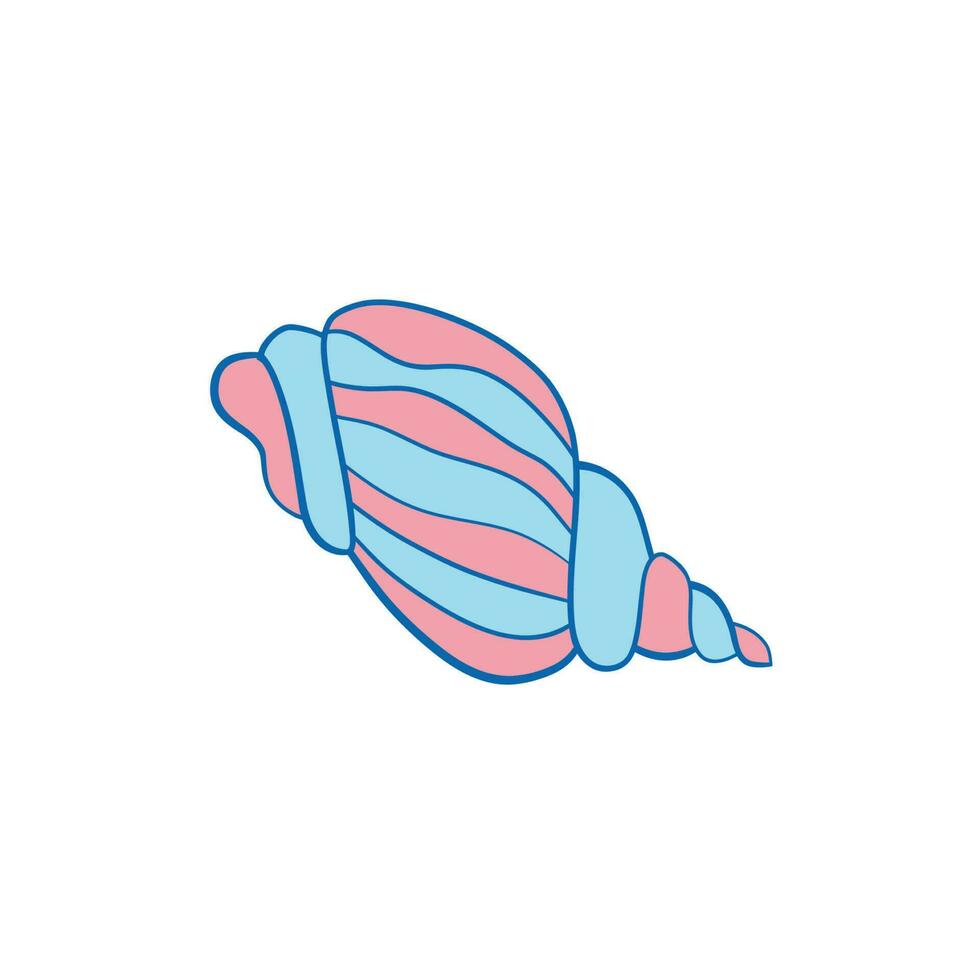 Seashell vector illustration for your design