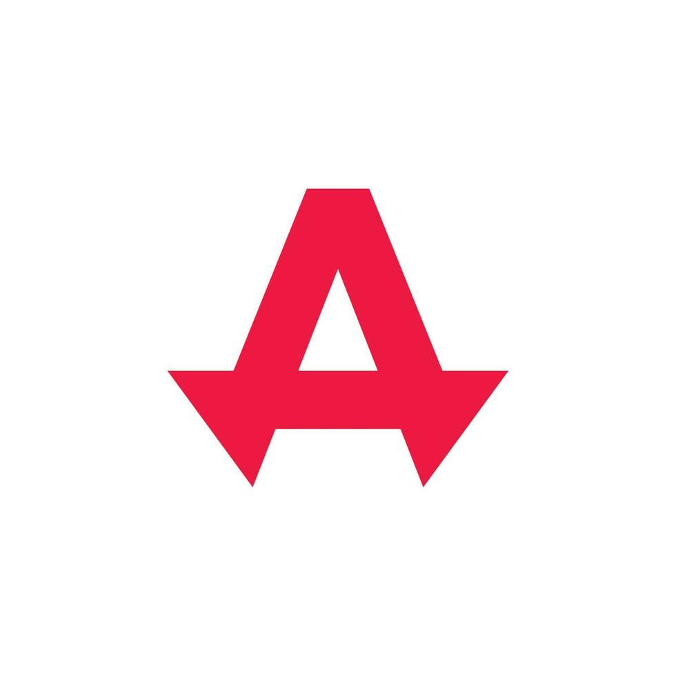 Letter A logo vector template element
