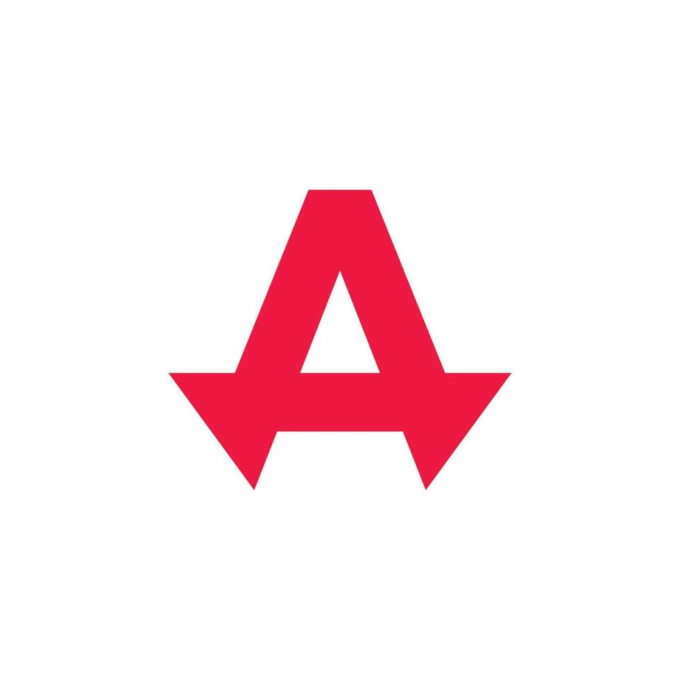 Letter A logo vector template element