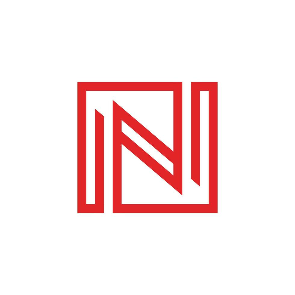 Letter N logo vector template element