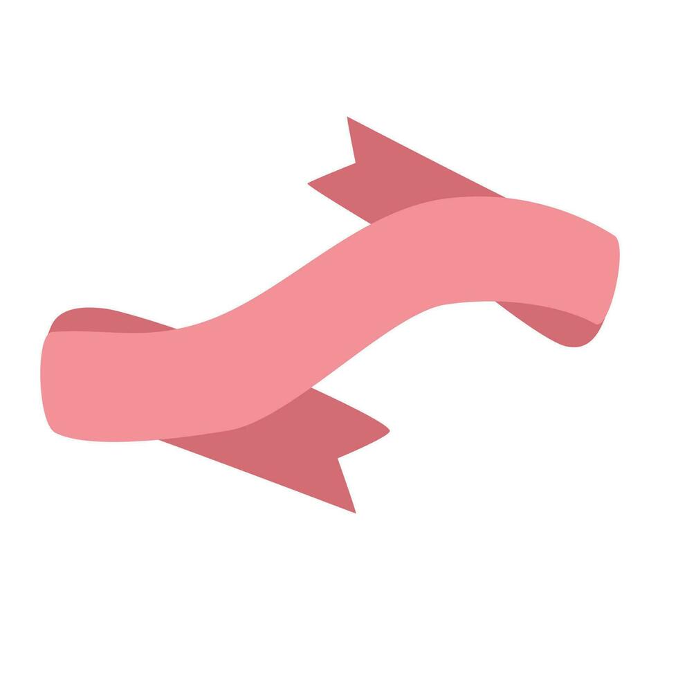 PinkRibbon Banner Decoration vector