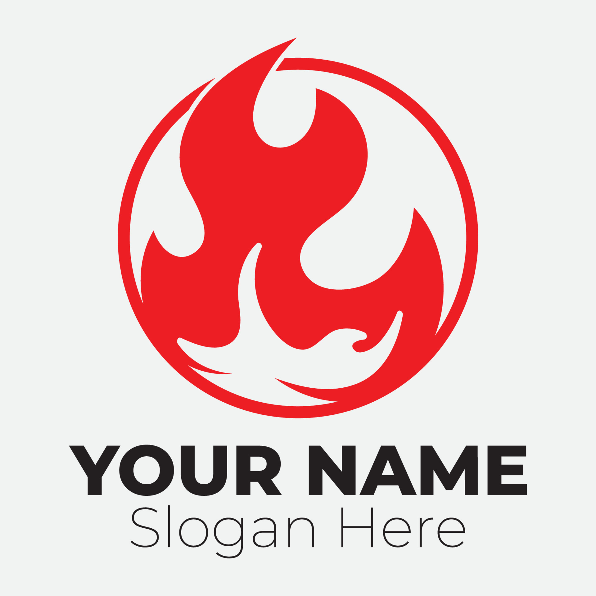 Flame logo design template illustration 23480650 Vector Art at Vecteezy