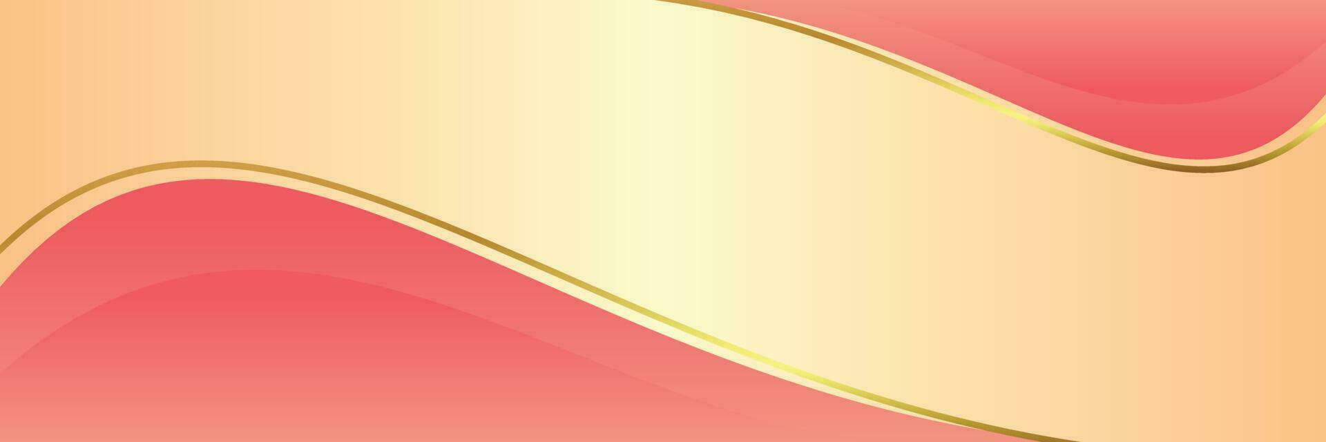 elegant gradation color background with abstract shapes, wave pattern with free space for text. Template for banner, poster, greeting card, social media, web. vector