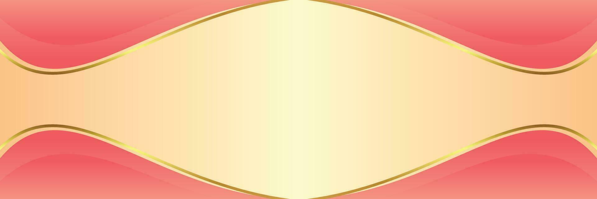 elegant gradation color background with abstract shapes, wave pattern with free space for text. Template for banner, poster, greeting card, social media, web. vector
