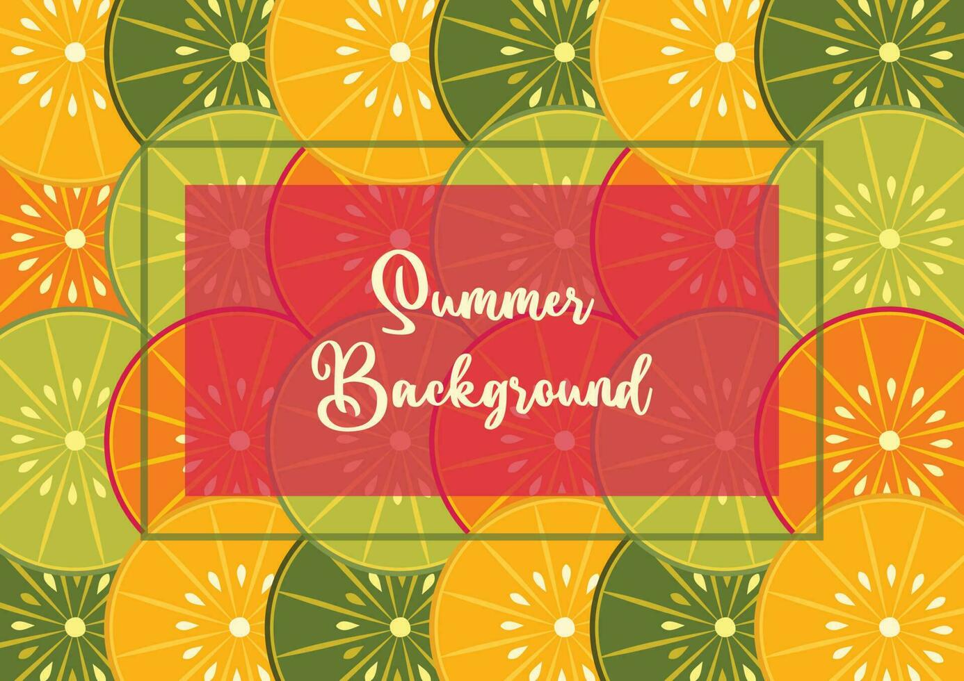 summer background, citrus fruit pattern in refreshing colors. vector illustration for banners, greeting cards, flyers, social media, web.