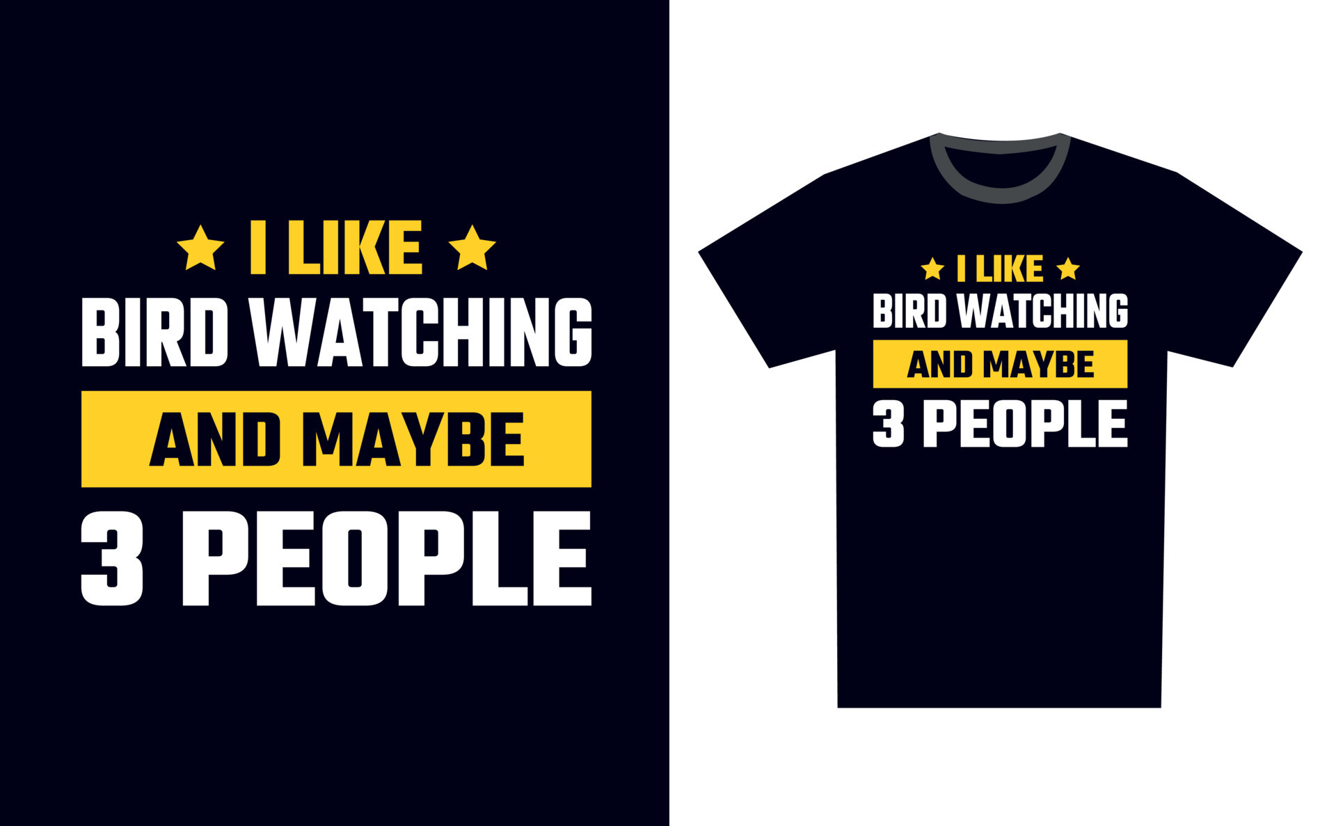 Bird Watching T Shirt Design Template Vector 23482241 Vector Art at