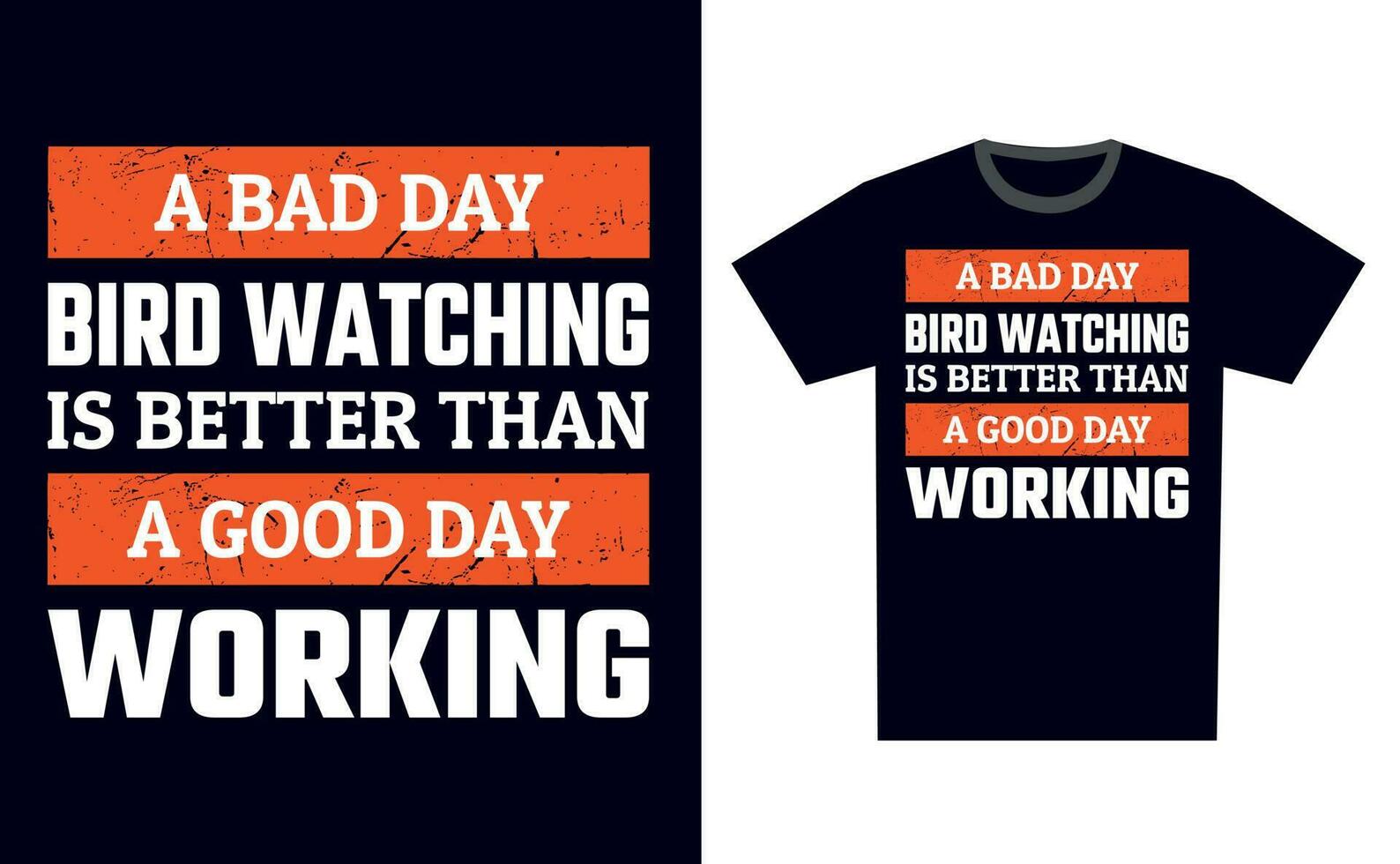 Bird Watching T Shirt Design Template Vector 23482345 Vector Art at