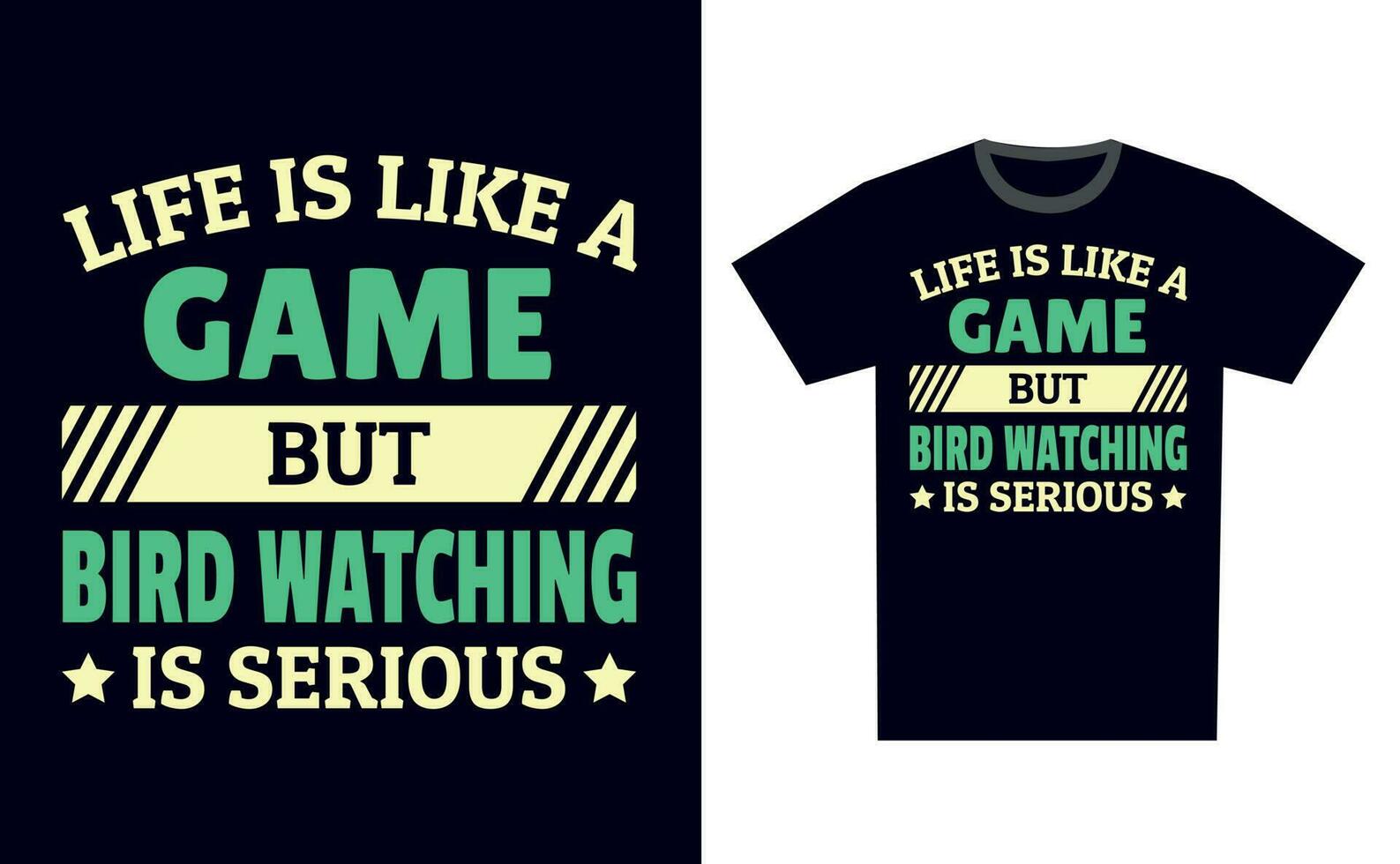 Bird Watching T Shirt Design Template Vector 23482349 Vector Art at