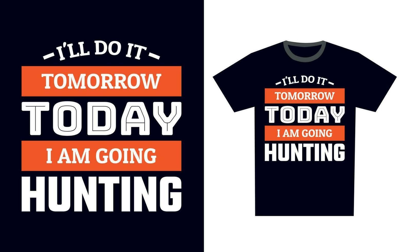 Hunting T Shirt Design Template Vector