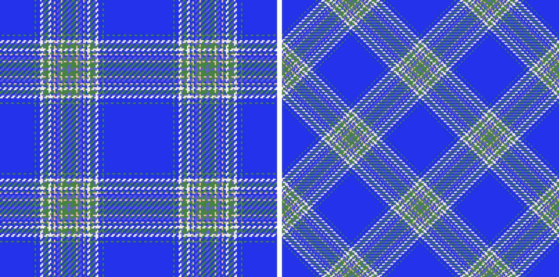 Background tartan pattern. Seamless plaid check. Vector textile fabric texture.