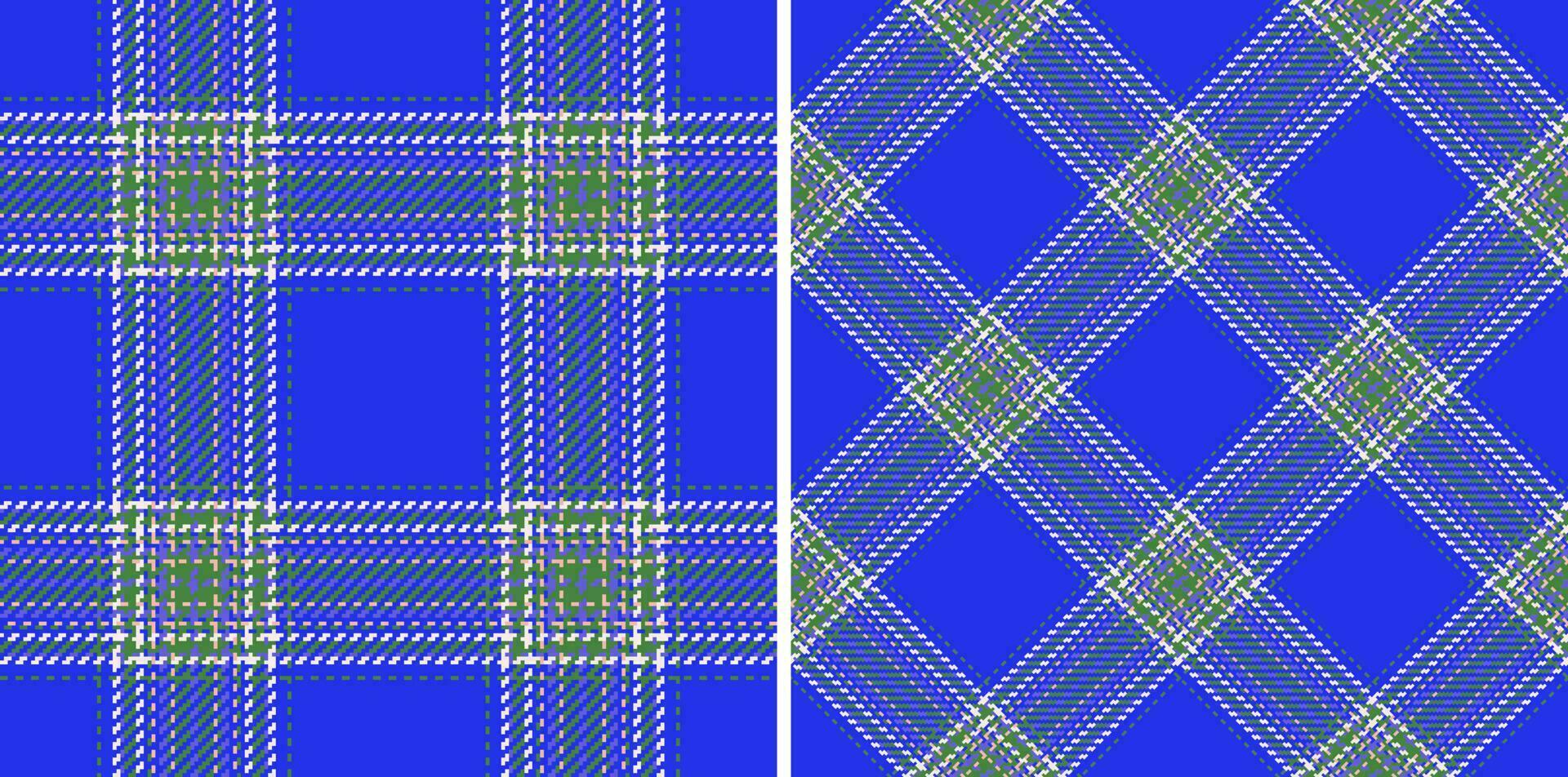 Background tartan pattern. Seamless plaid check. Vector textile fabric texture.