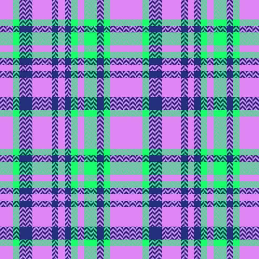 Check texture plaid. Tartan textile seamless. Pattern vector fabric background.