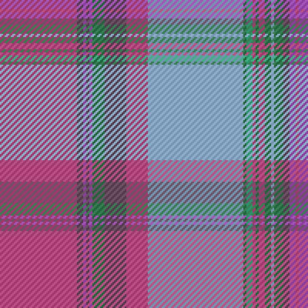 Fabric seamless pattern. Background tartan texture. Vector check textile plaid.