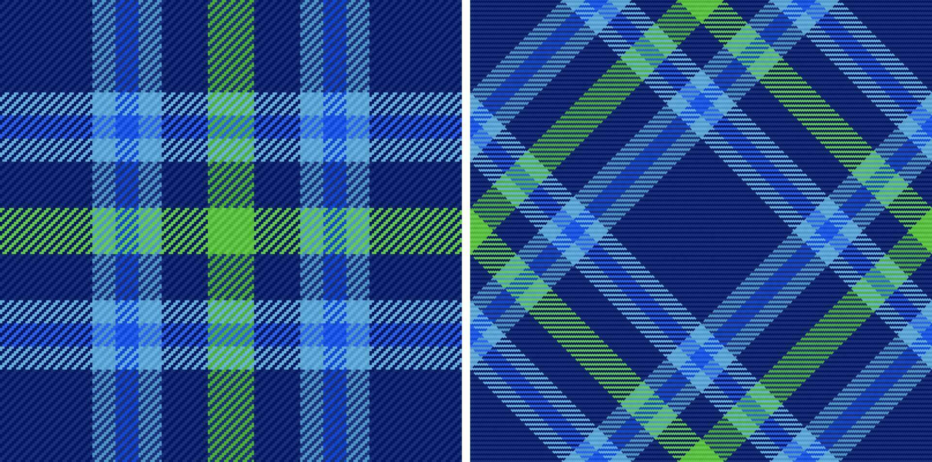 Textile pattern tartan. Background fabric check. Plaid vector seamless texture.