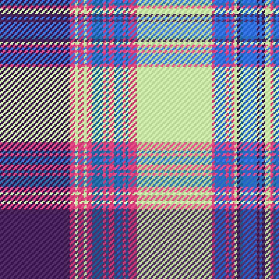 Tartan seamless check. Texture plaid vector. Background fabric pattern textile. vector