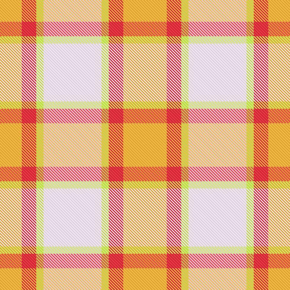 Pattern fabric tartan. Plaid vector seamless. Check texture background textile.