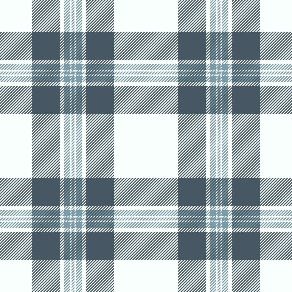 Plaid seamless pattern. Check fabric texture. Vector textile print.