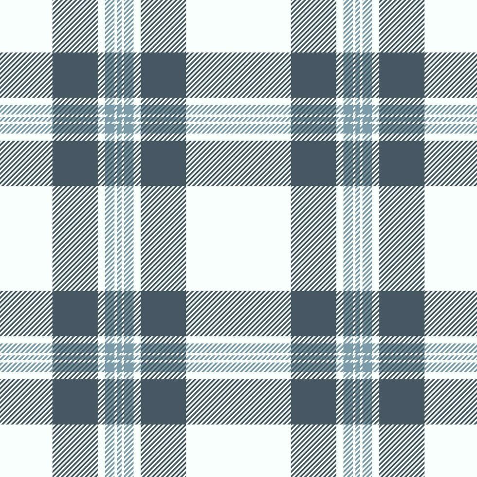 Plaid seamless pattern. Check fabric texture. Vector textile print.