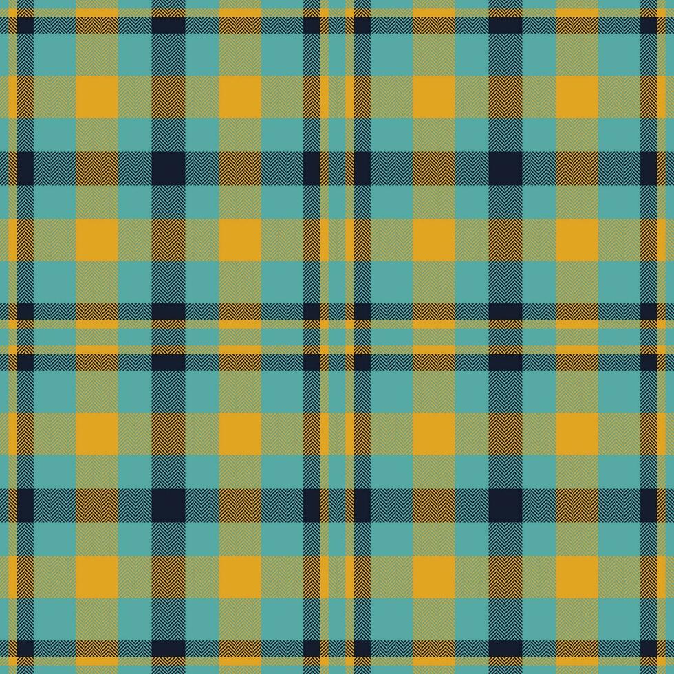 Plaid seamless pattern. Check fabric texture. Vector textile print.