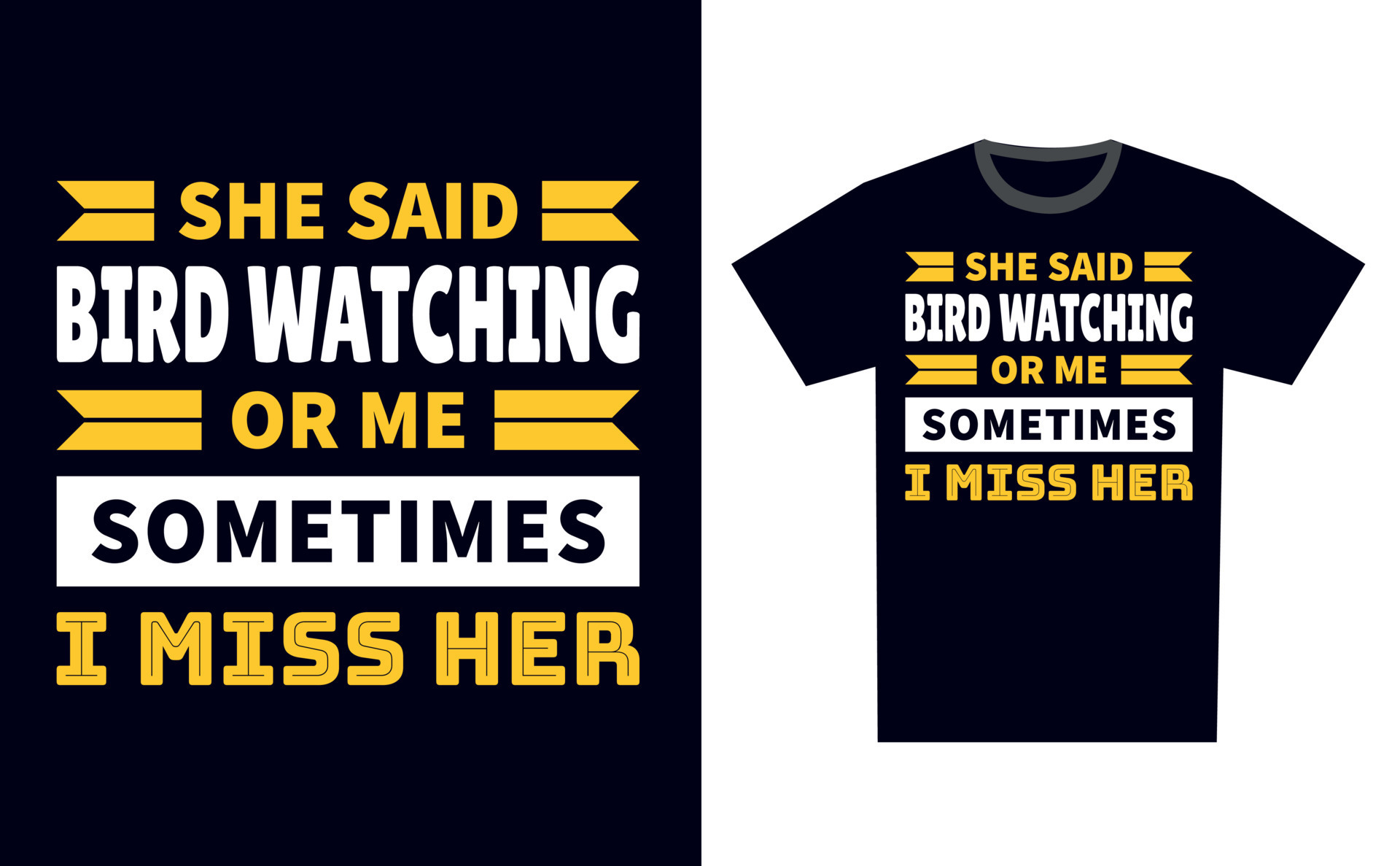 Bird Watching T Shirt Design Template Vector 23482668 Vector Art at