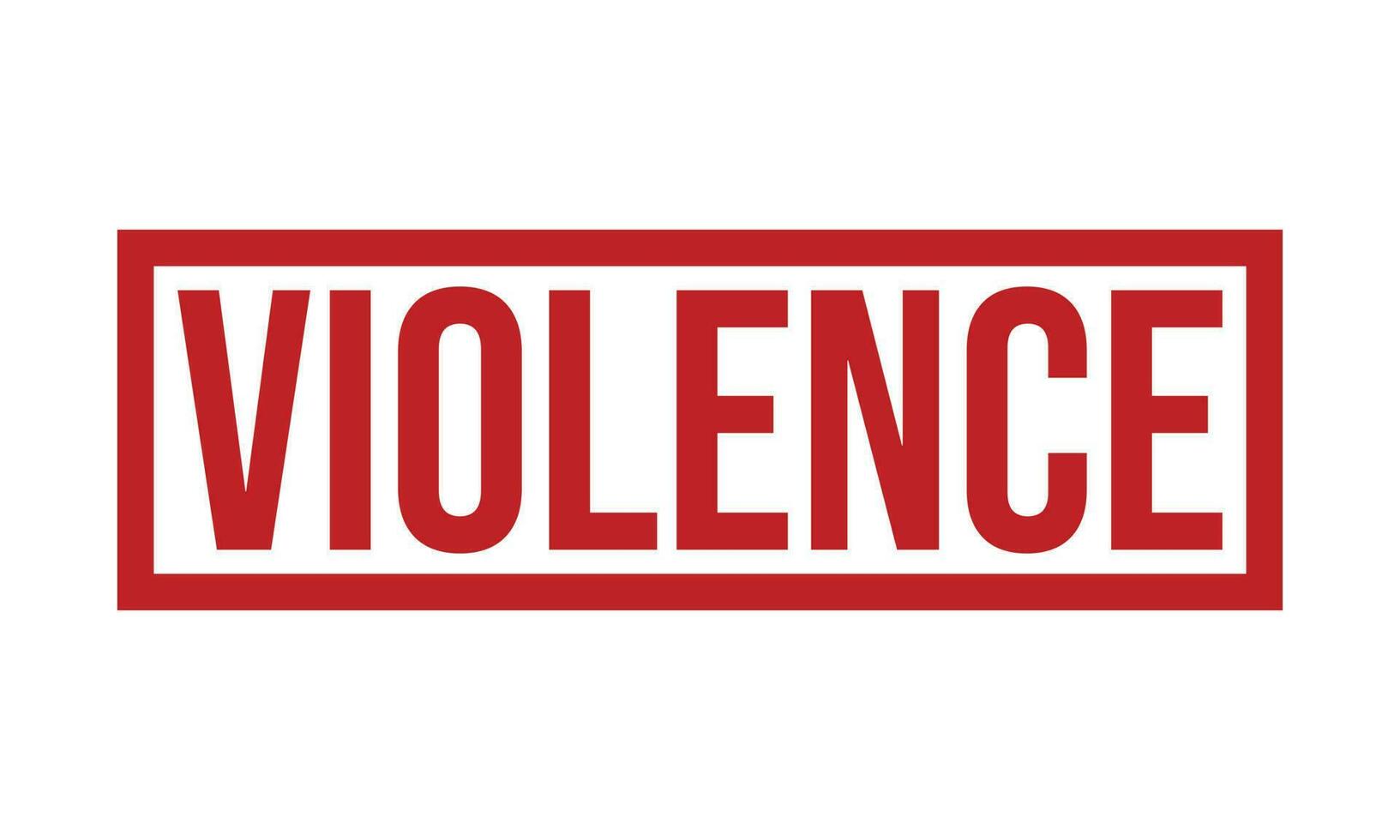 Violence Rubber Stamp Seal Vector