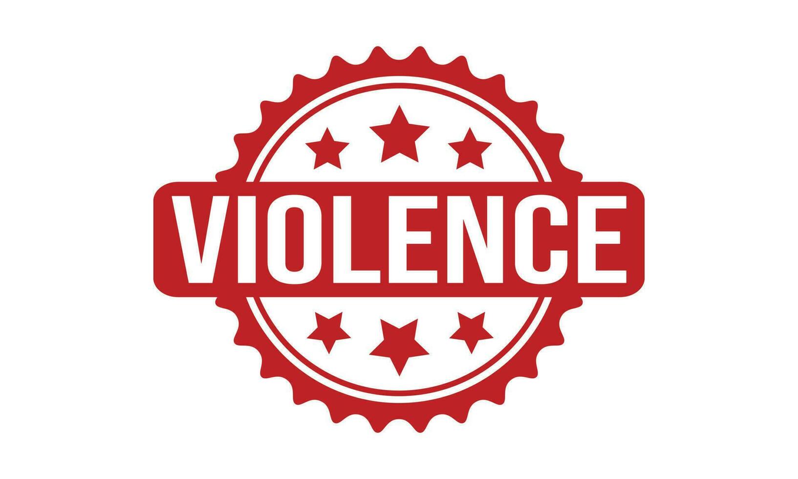 Violence Rubber Stamp Seal Vector