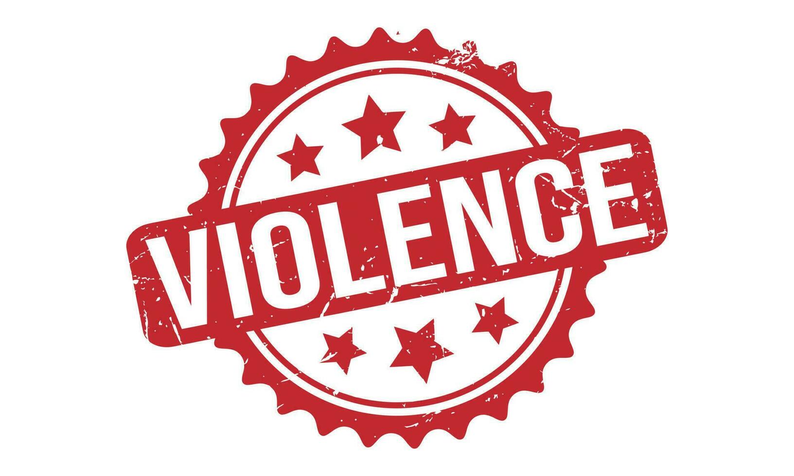 Violence Rubber Stamp Seal Vector