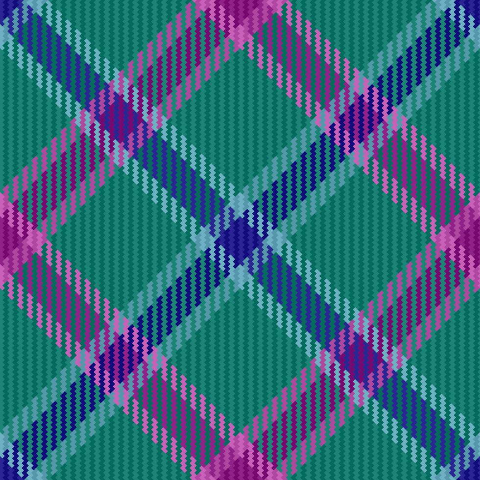 Pattern texture textile. Tartan seamless vector. Fabric check background plaid. vector