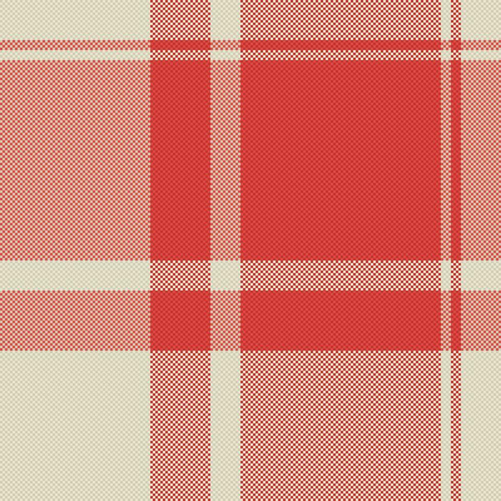 Textile plaid pattern. Texture seamless background. Check vector fabric tartan.