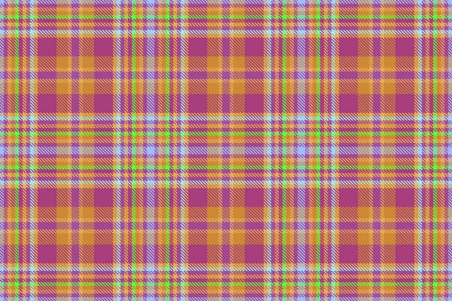 Seamless tartan textile. Plaid background texture. Fabric pattern check vector. vector