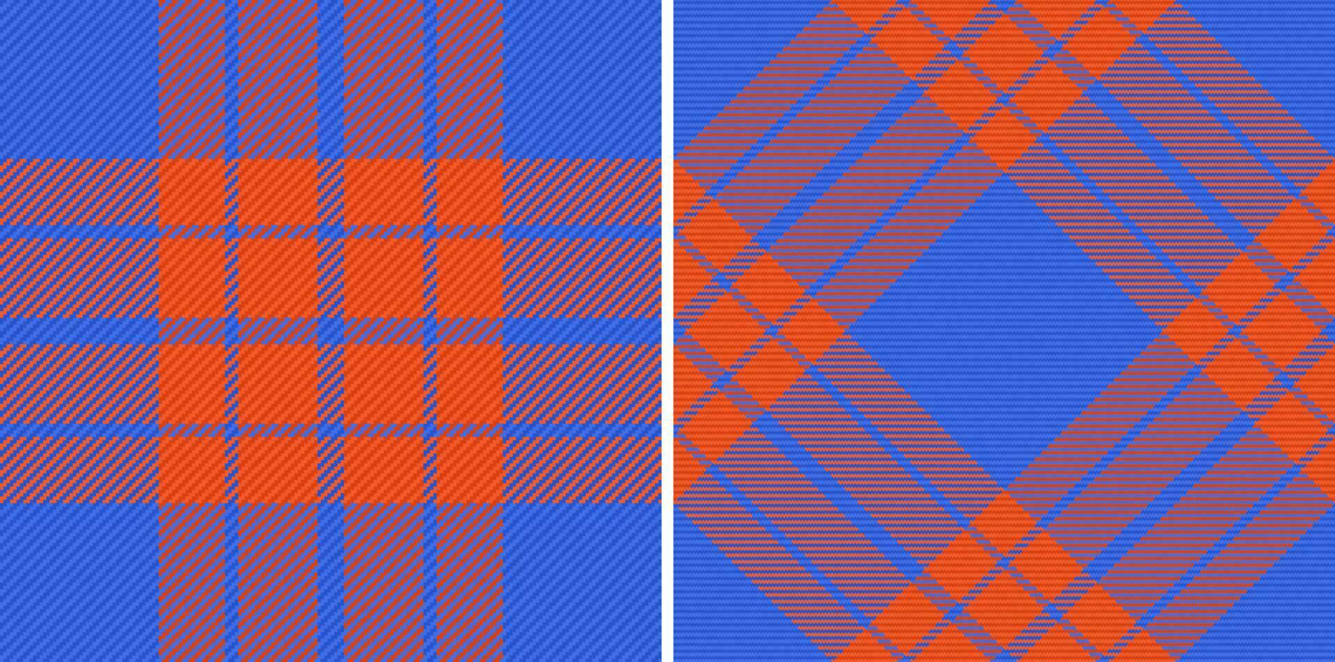 Fabric textile tartan. Seamless plaid check. Pattern background vector texture.