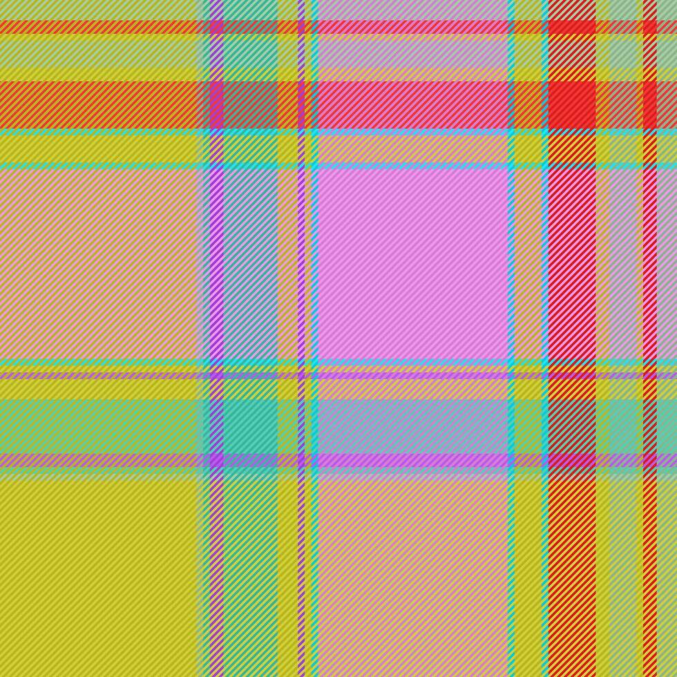 Fabric tartan texture. Pattern seamless vector. Textile plaid check background. vector