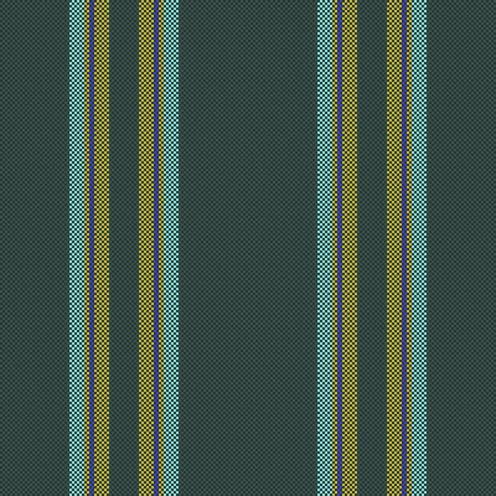 Vector fabric seamless. Lines pattern textile. Background stripe texture vertical.