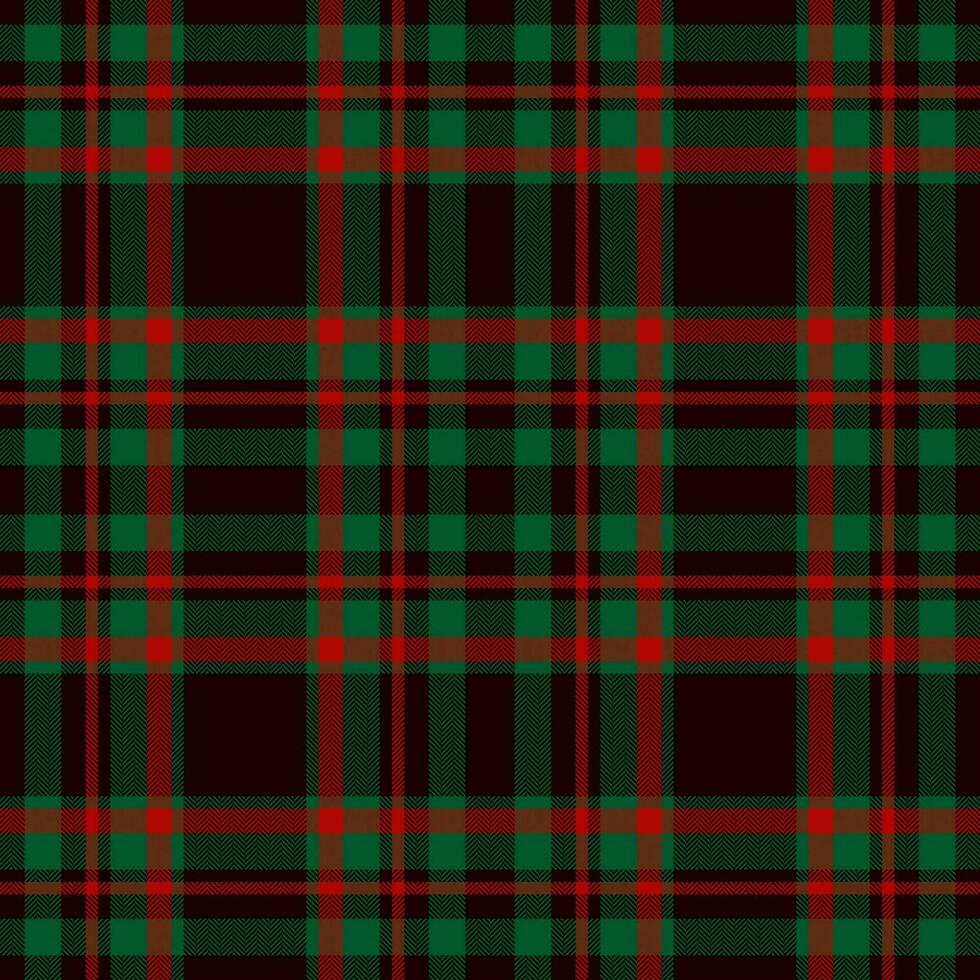 Plaid seamless pattern. Check fabric texture. Vector textile print.