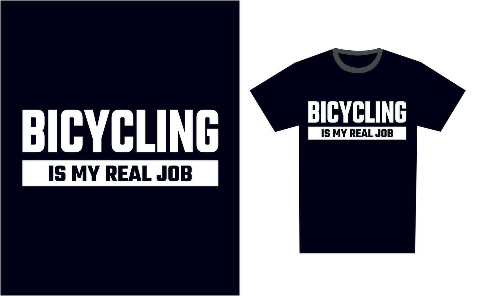 Bicycling T Shirt Design Template Vector