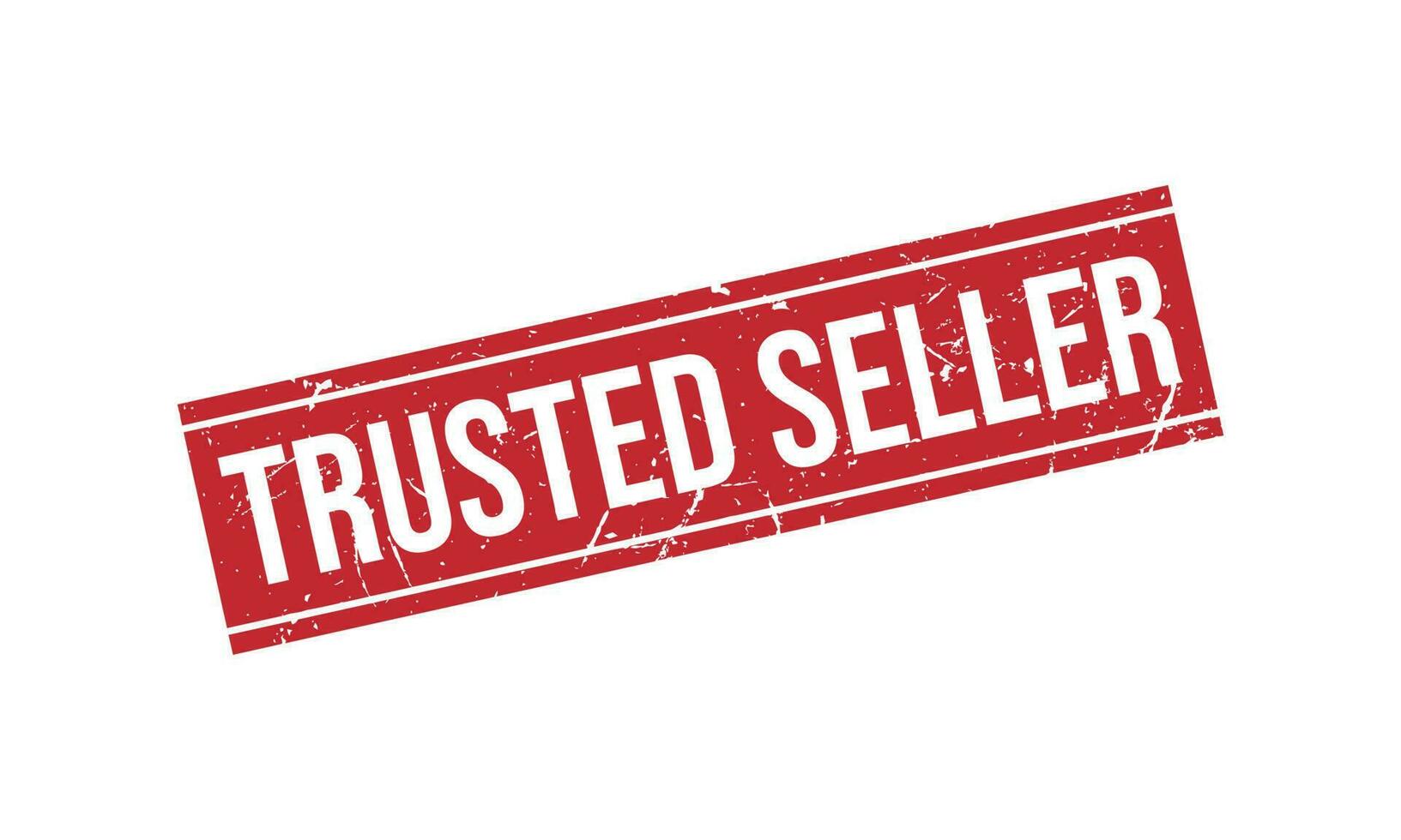 Trusted Seller Rubber Stamp Seal Vector