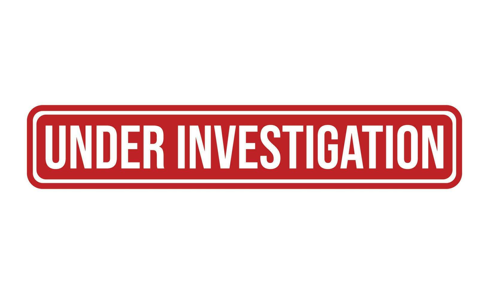Under Investigation Rubber Stamp Seal Vector