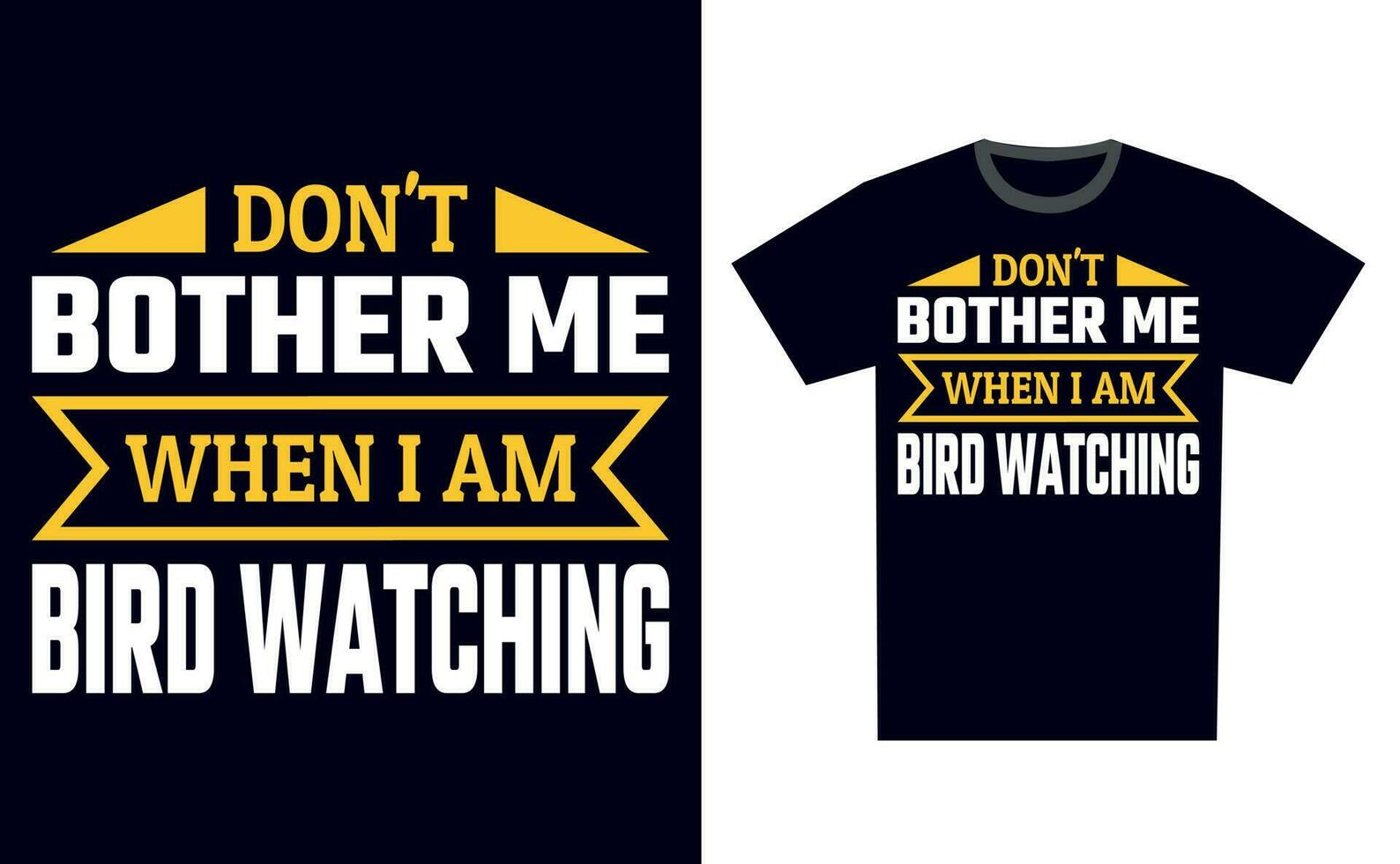 Bird Watching T Shirt Design Template Vector 23483786 Vector Art at