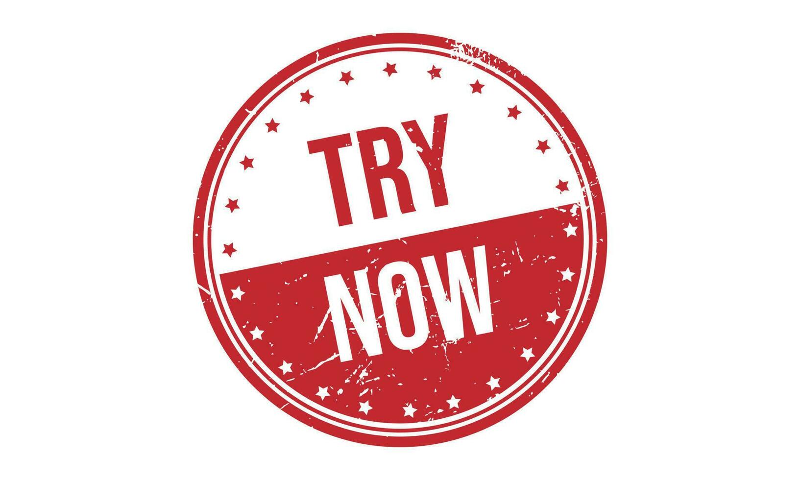 Try Now Rubber Stamp Seal Vector